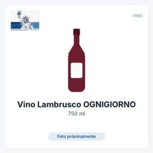 Vino Lambrusco OGNIGIORNO 750ml